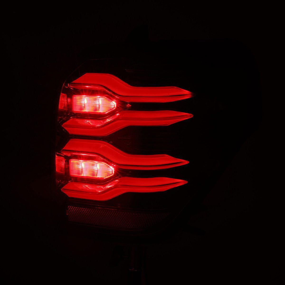 10-21 Toyota 4Runner LUXX-Series LED Tail Lights Alpha-Black by AlphaRex