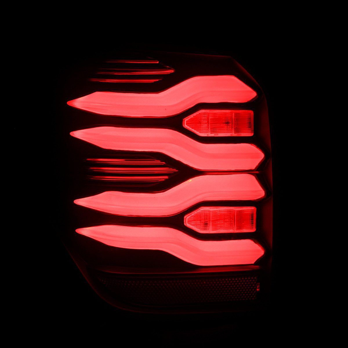 10-21 Toyota 4Runner LUXX-Series LED Tail Lights Black-Red by AlphaRex