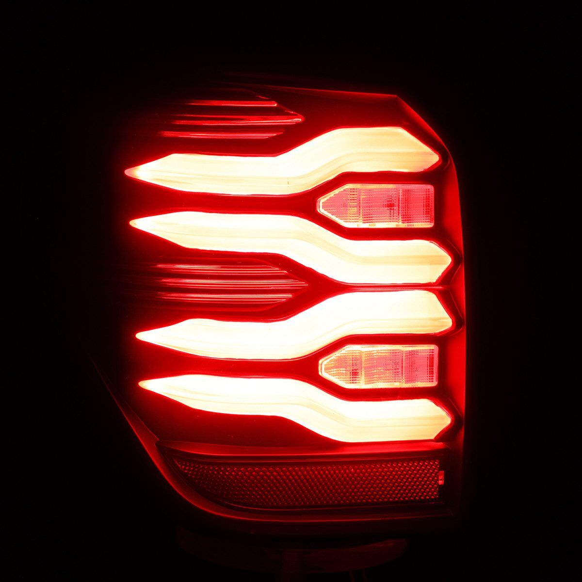 10-21 Toyota 4Runner LUXX-Series LED Tail Lights Black-Red by AlphaRex