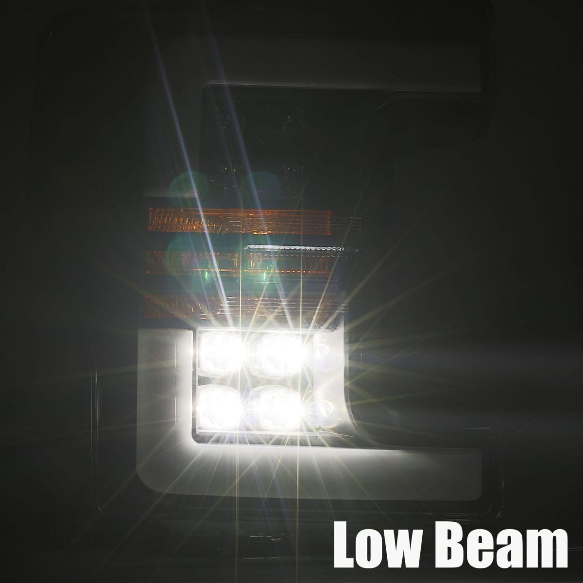 17-19 Ford F250/F350 Super Duty NOVA-Series LED Projector Headlights Chrome by AlphaRex