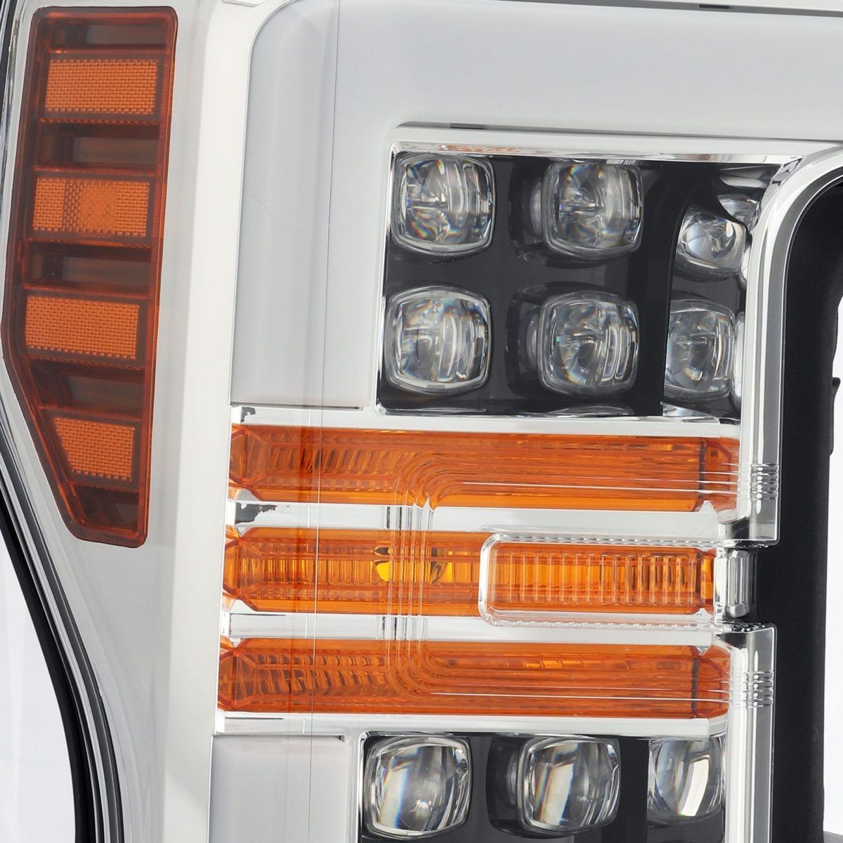 17-19 Ford F250/F350 Super Duty NOVA-Series LED Projector Headlights Chrome by AlphaRex
