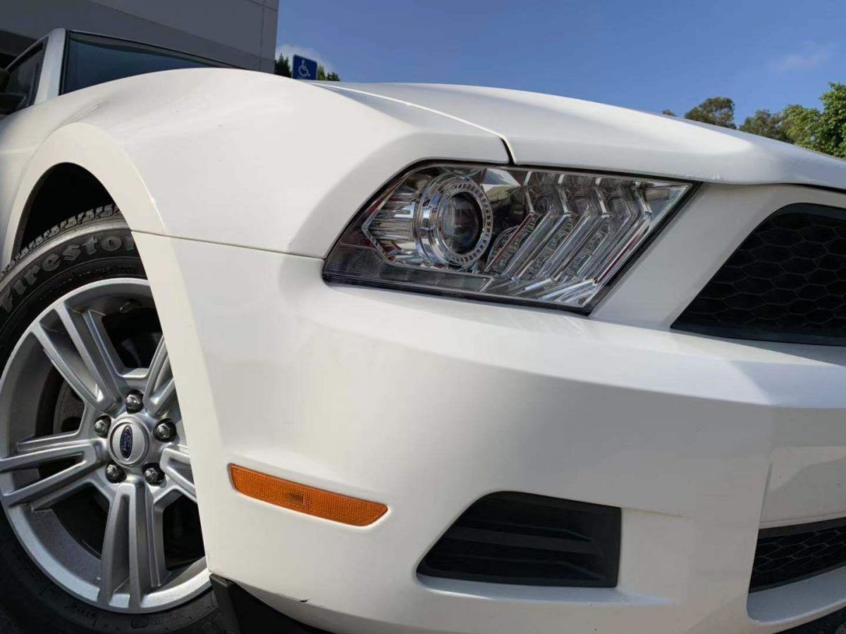10-12 Ford Mustang PRO-Series Projector Headlights Chrome by AlphaRex