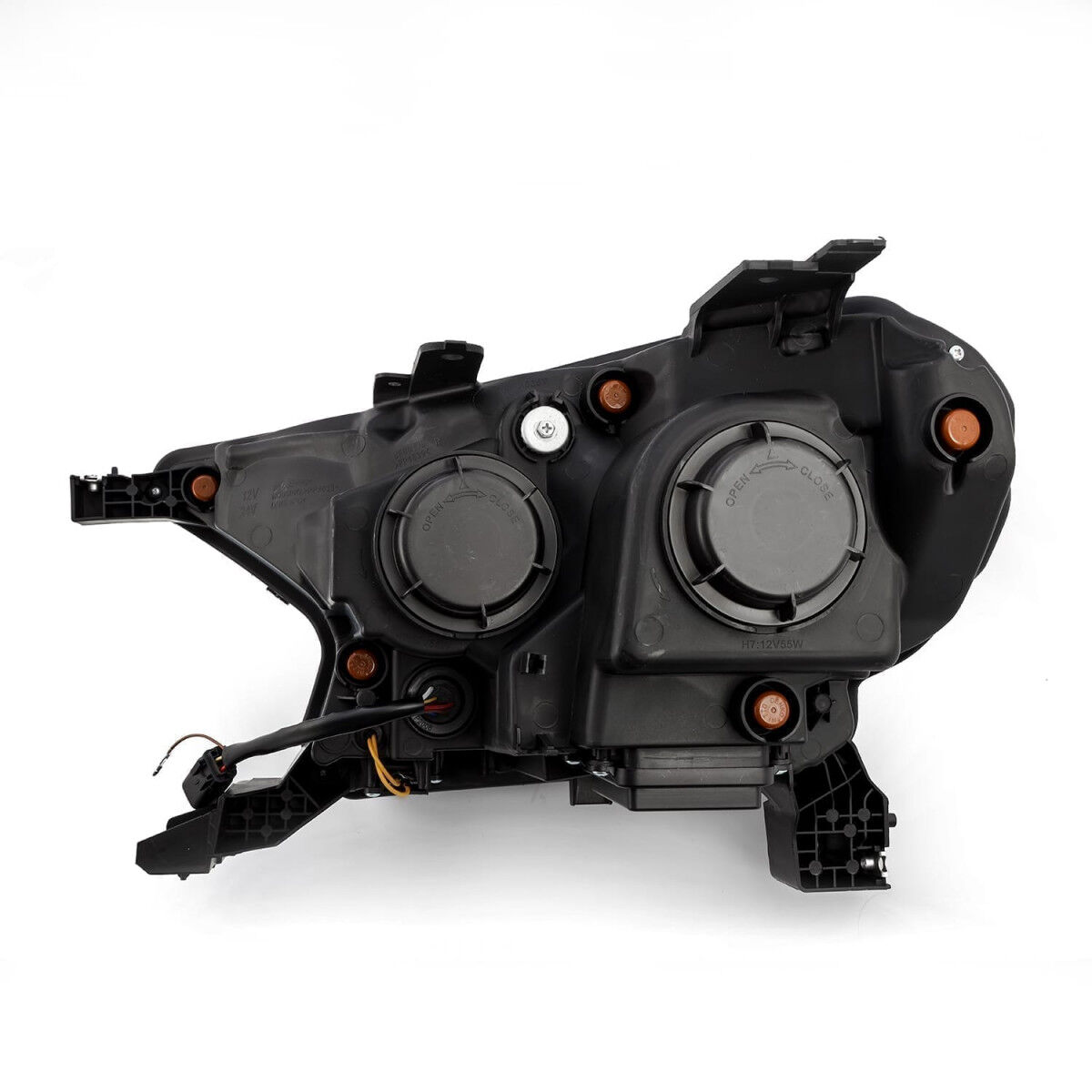 19-23 Ford Ranger PRO-Series Projector Headlights Alpha-Black by AlphaRex