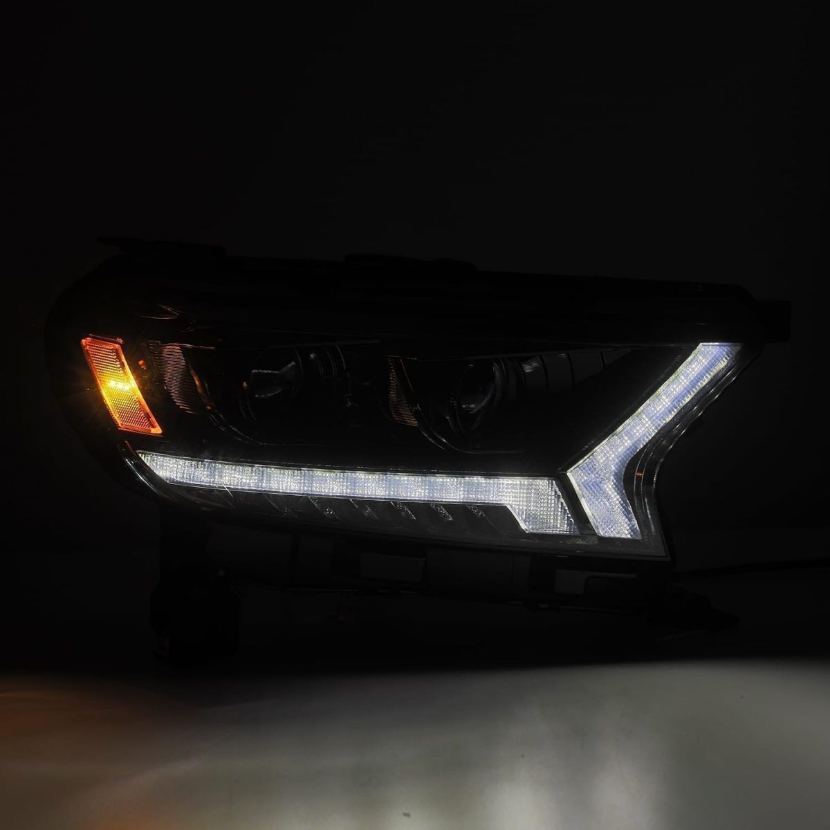 19-23 Ford Ranger PRO-Series Projector Headlights Black by AlphaRex