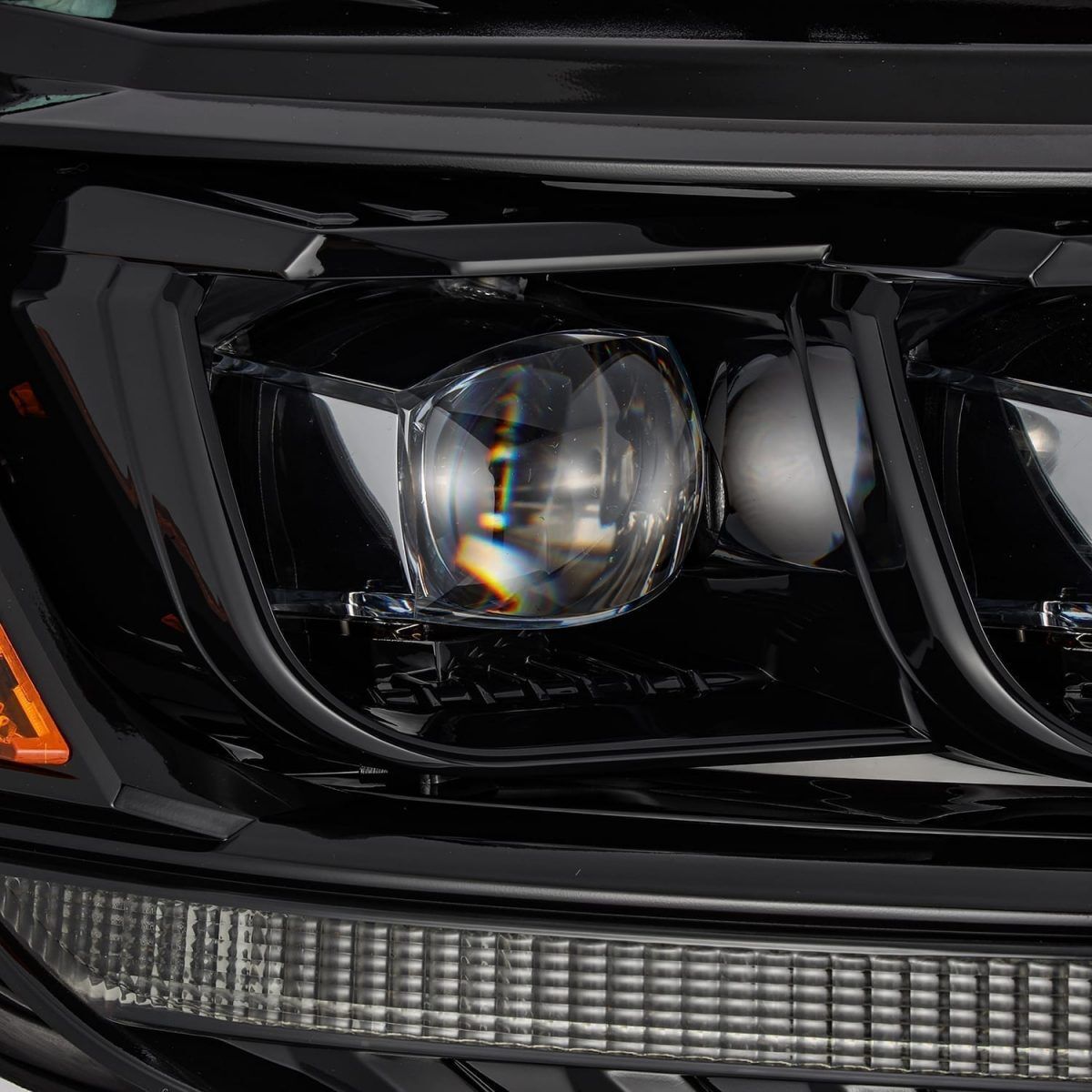 19-23 Ford Ranger NOVA-Series LED Projector Headlights Alpha-Black by AlphaRex