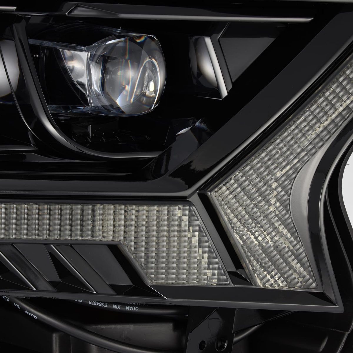 19-23 Ford Ranger NOVA-Series LED Projector Headlights Alpha-Black by AlphaRex