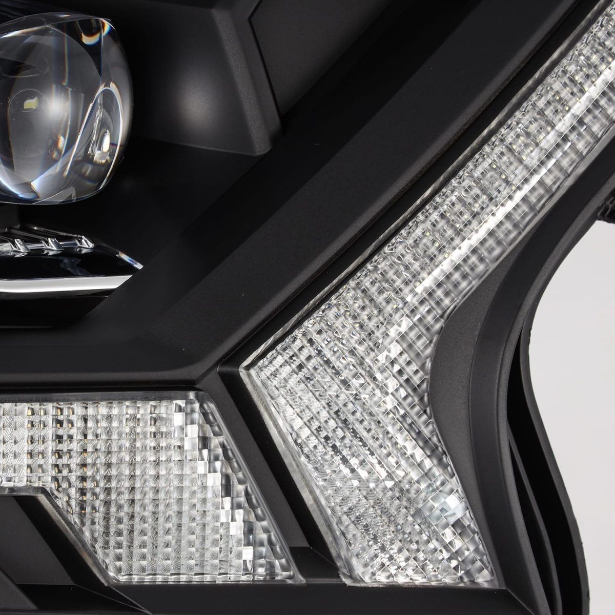 19-23 Ford Ranger NOVA-Series LED Projector Headlights Black by AlphaRex