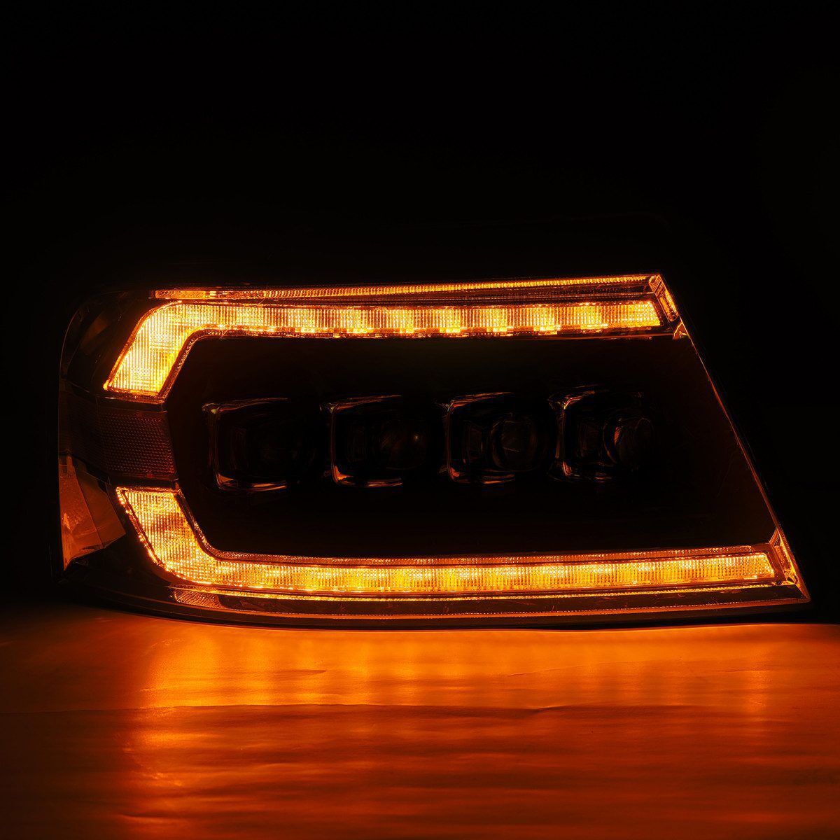 06-08 Lincoln Mark LT NOVA-Series LED Projector Headlights Black by AlphaRex
