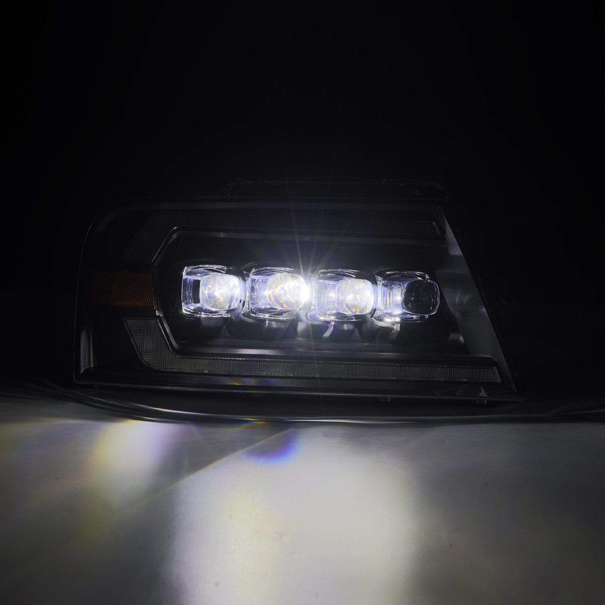 06-08 Lincoln Mark LT NOVA-Series LED Projector Headlights Black by AlphaRex