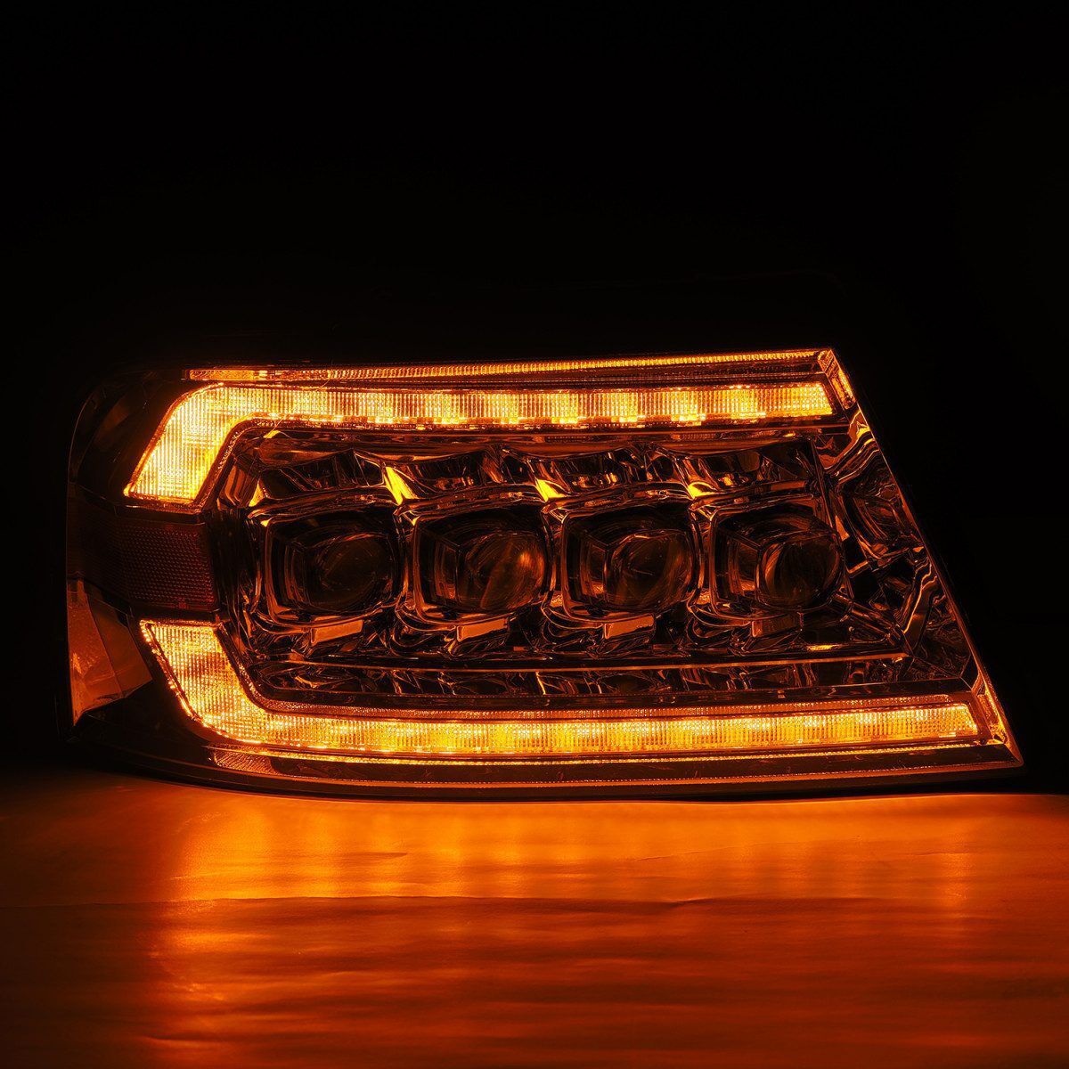 06-08 Lincoln Mark LT NOVA-Series LED Projector Headlights Chrome by AlphaRex