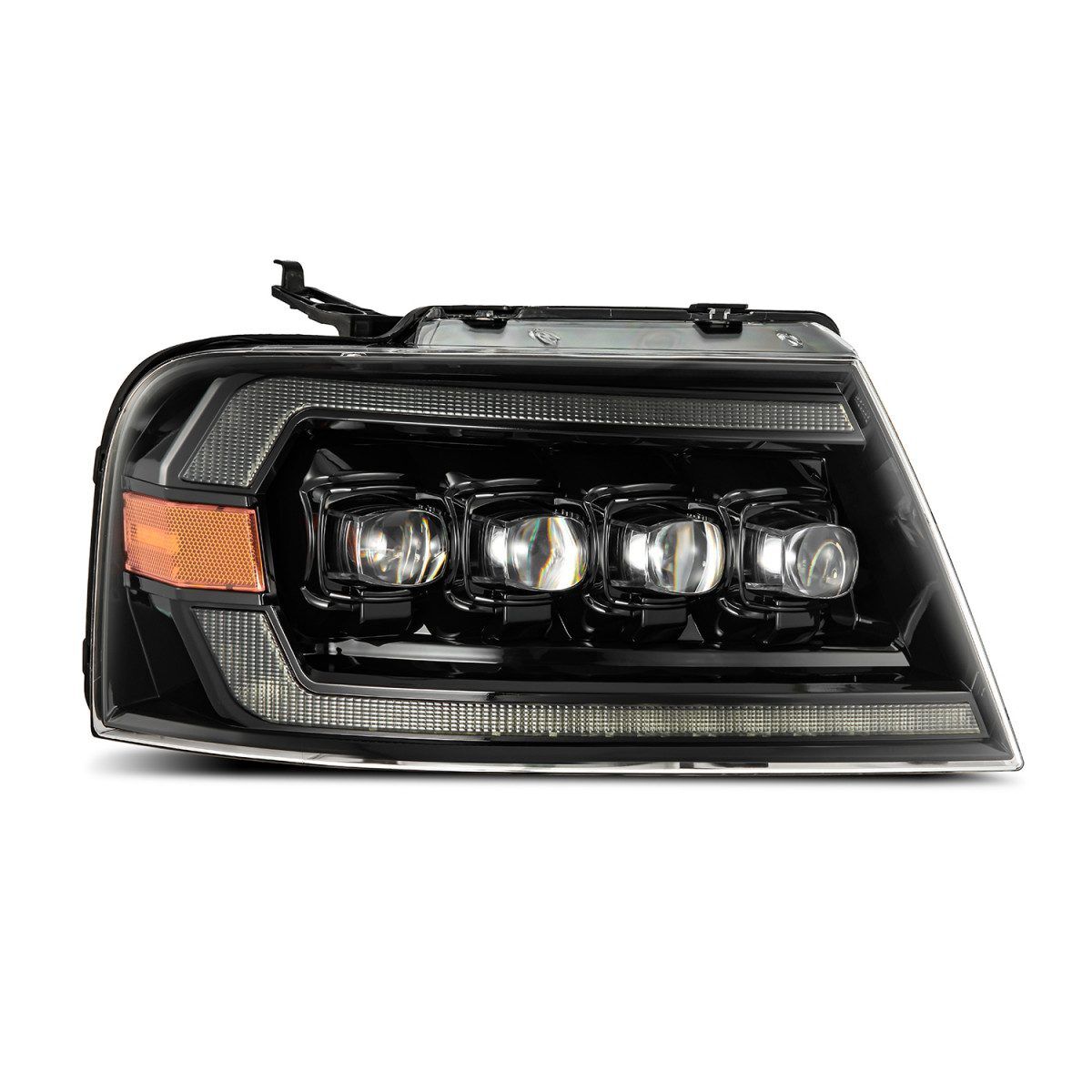 04-08 Ford F-150 NOVA-Series LED Projector Headlights Alpha-Black by AlphaRex