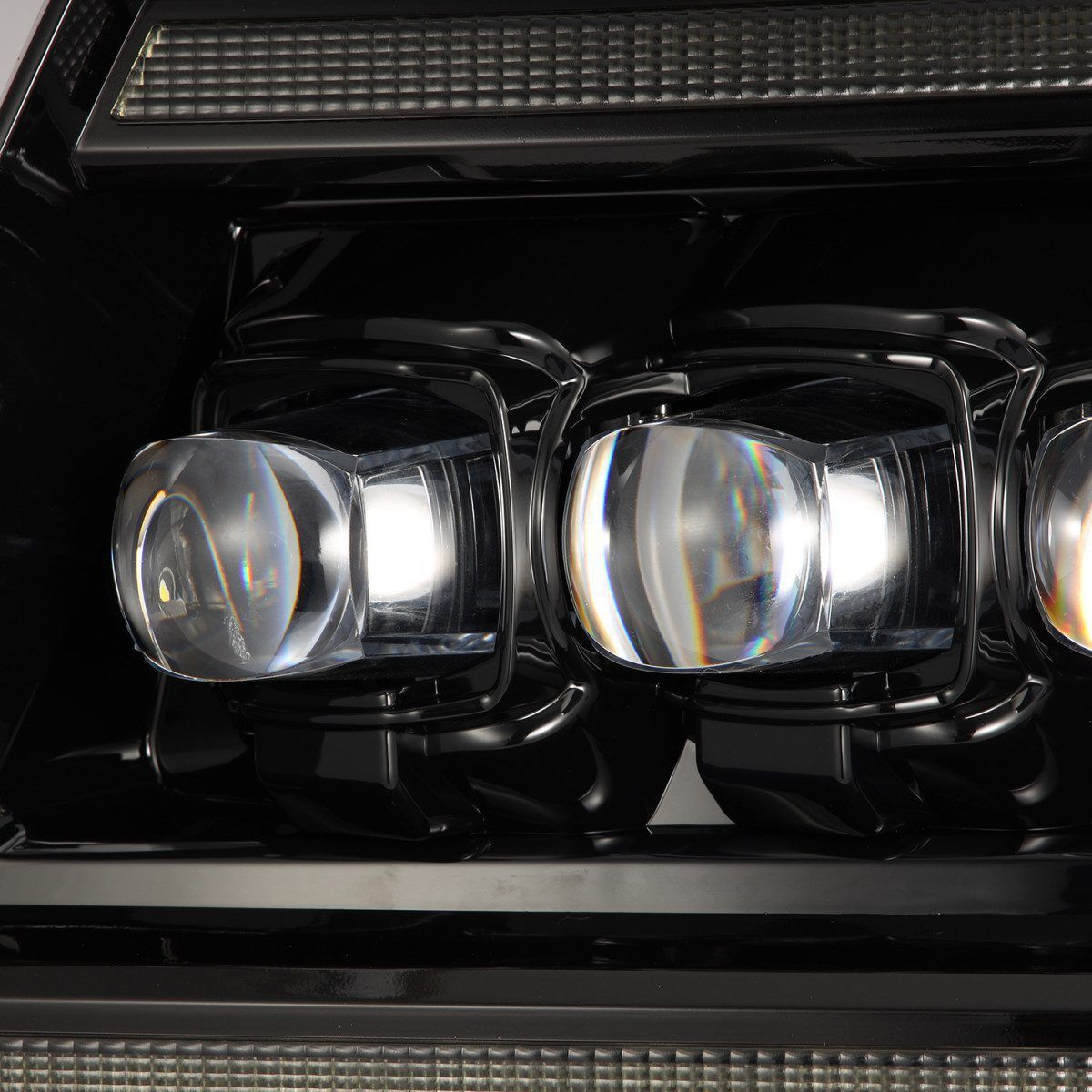 04-08 Ford F-150 NOVA-Series LED Projector Headlights Alpha-Black by AlphaRex