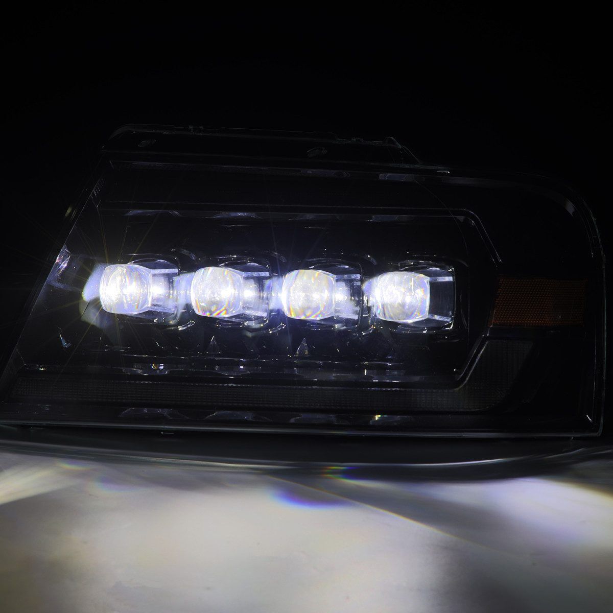 04-08 Ford F-150 NOVA-Series LED Projector Headlights Alpha-Black by AlphaRex