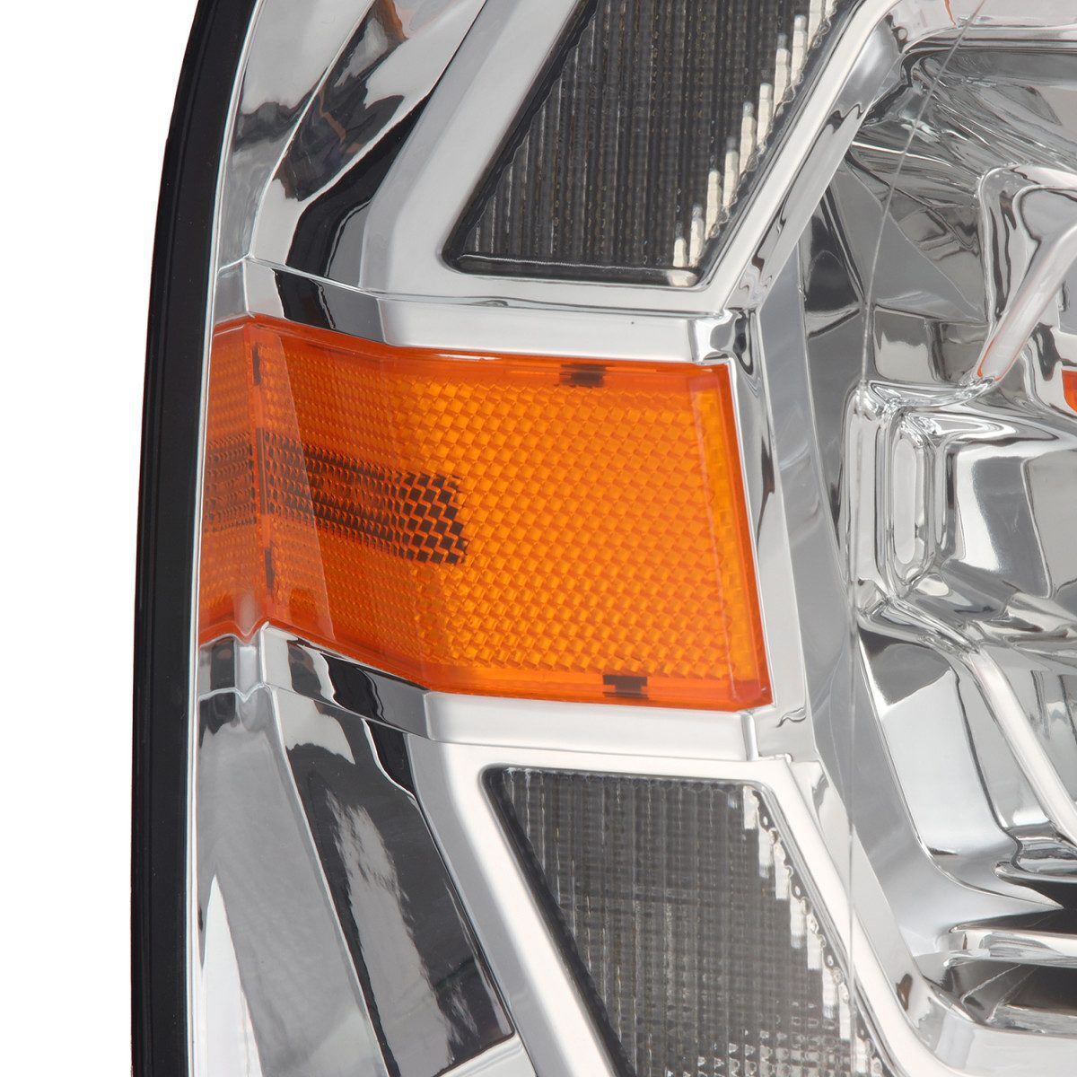 06-08 Lincoln Mark LT LUXX-Series LED Projector Headlights Chrome by AlphaRex