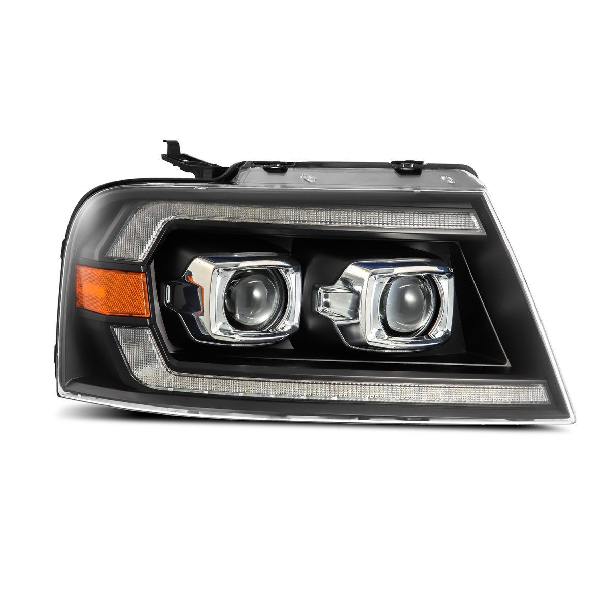 04-08 Ford F-150 PRO-Series Projector Headlights Black by AlphaRex