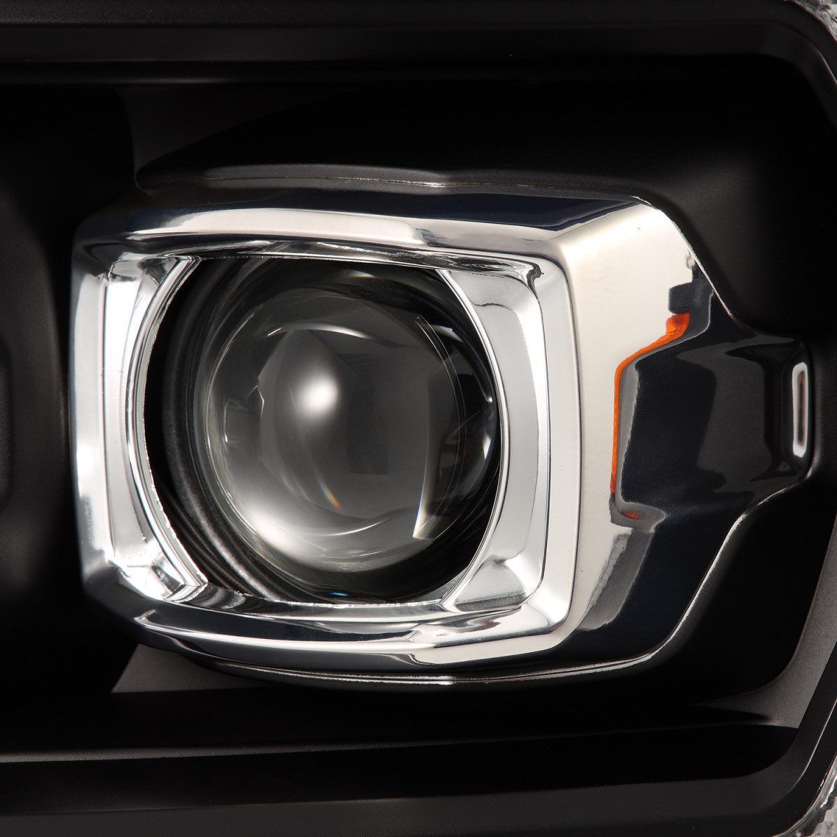 04-08 Ford F-150 PRO-Series Projector Headlights Black by AlphaRex