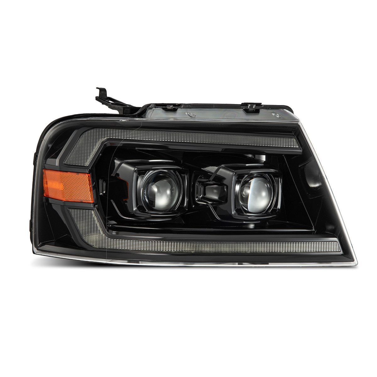 06-08 Lincoln Mark LT PRO-Series Projector Headlights Alpha-Black by AlphaRex