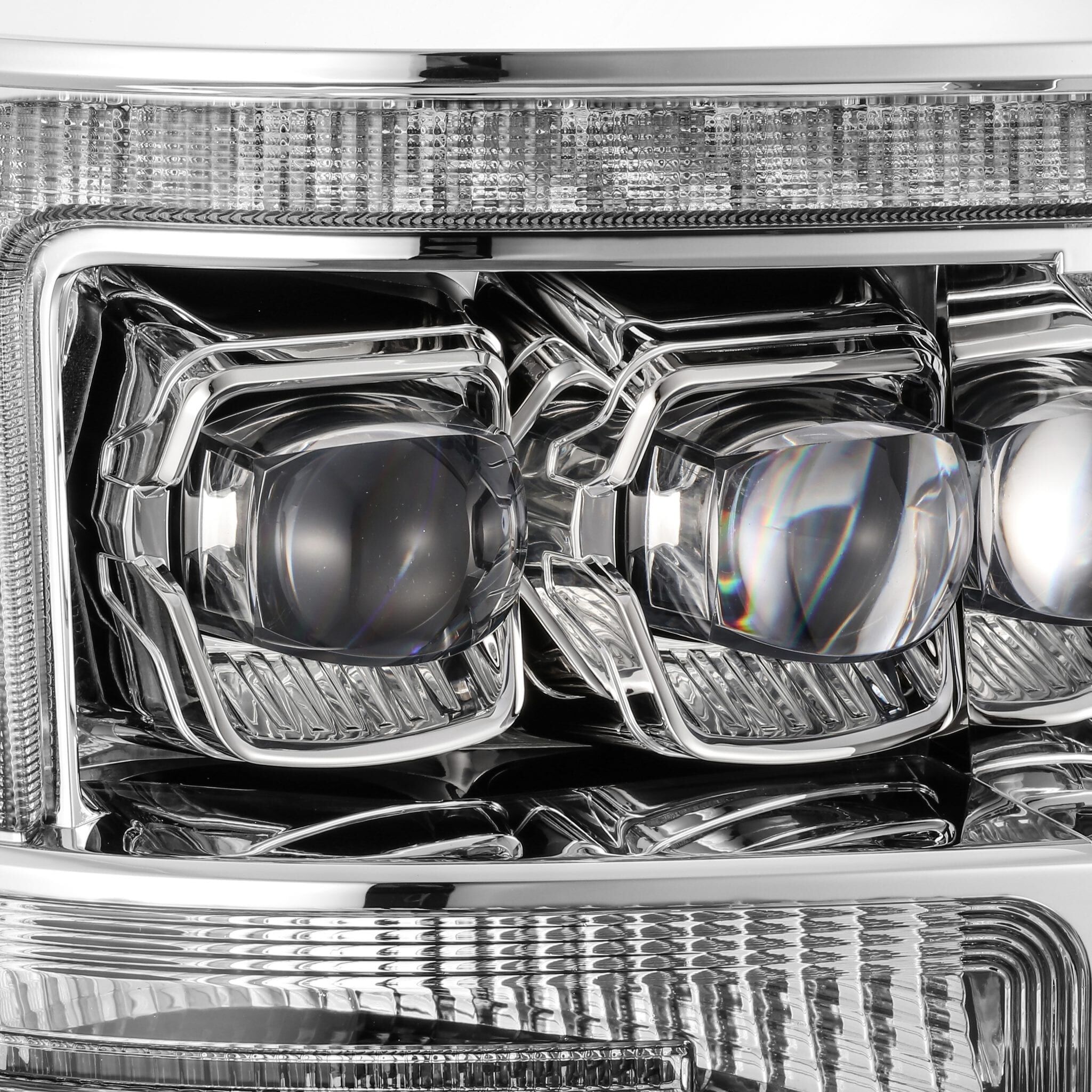 11-16 Ford F-250/F-350 Super Duty NOVA-Series LED Projector Headlights Chrome by AlphaRex