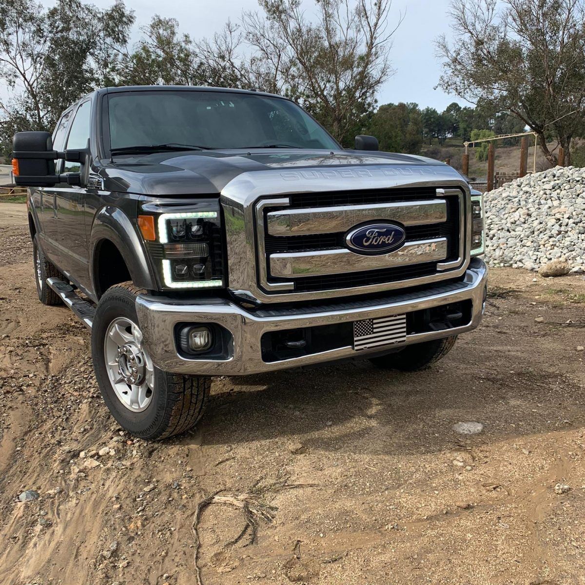 11-16 Ford F-250/F-350 Super Duty NOVA-Series LED Projector Headlights Chrome by AlphaRex