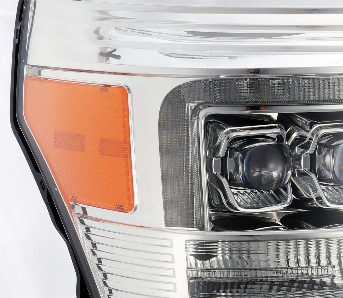 11-16 Ford F-250/F-350 Super Duty NOVA-Series LED Projector Headlights Chrome by AlphaRex