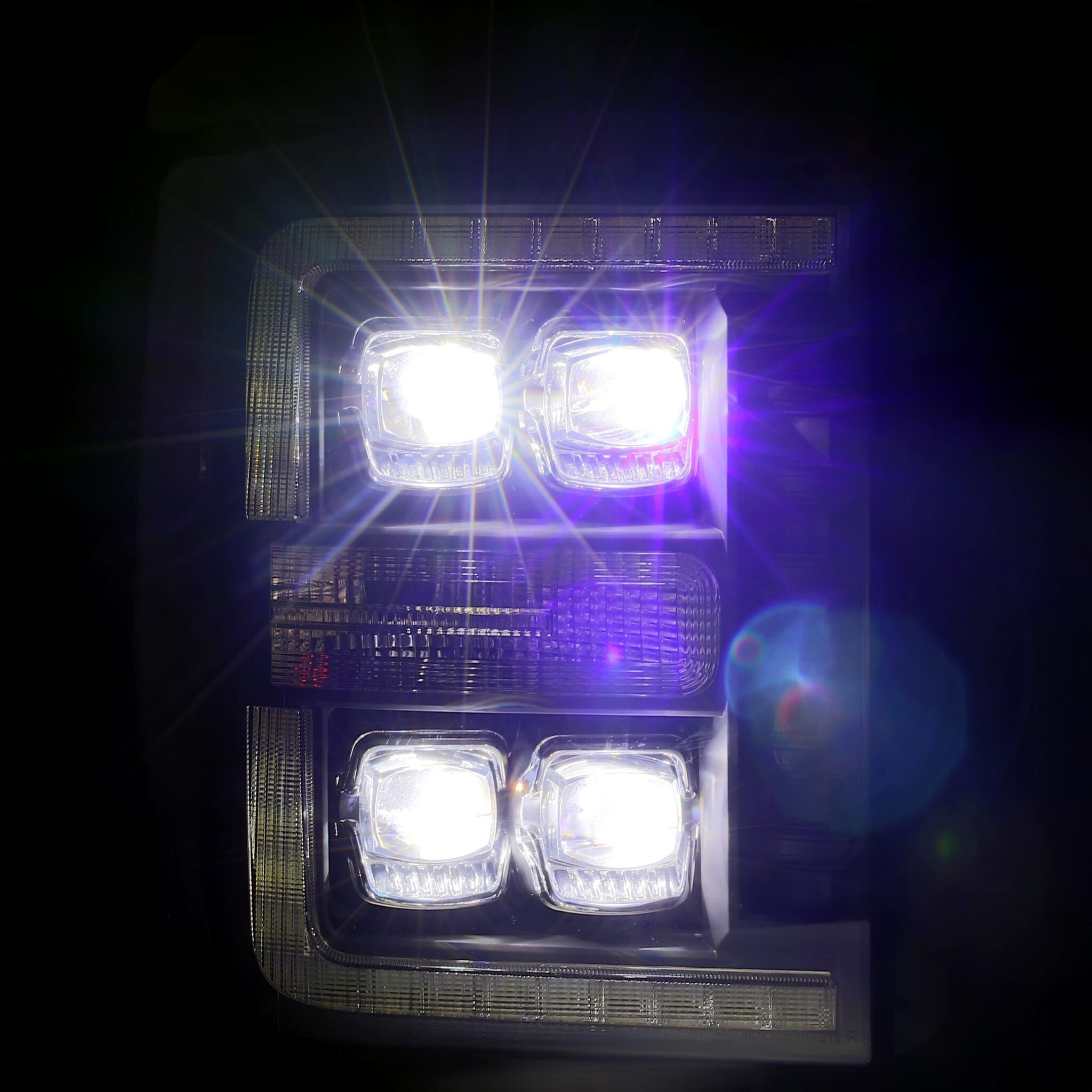 11-16 Ford F-250/F-350 Super Duty NOVA-Series LED Projector Headlights Chrome by AlphaRex