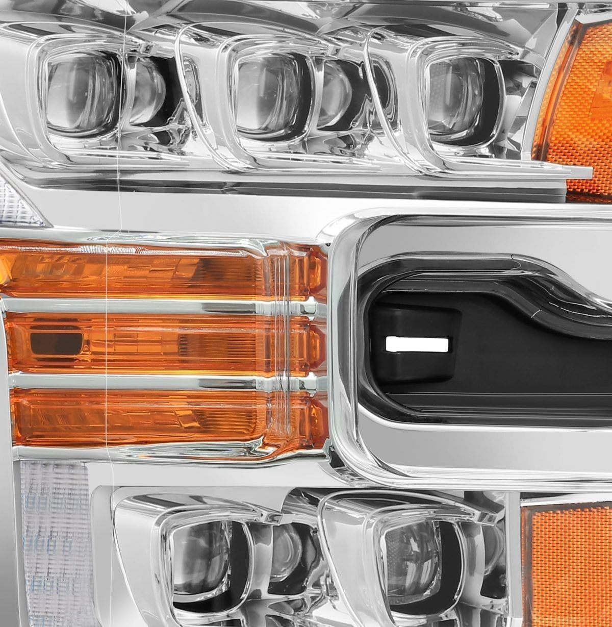 15-17 Ford F-150 NOVA-Series LED Projector Headlights Chrome by AlphaRex