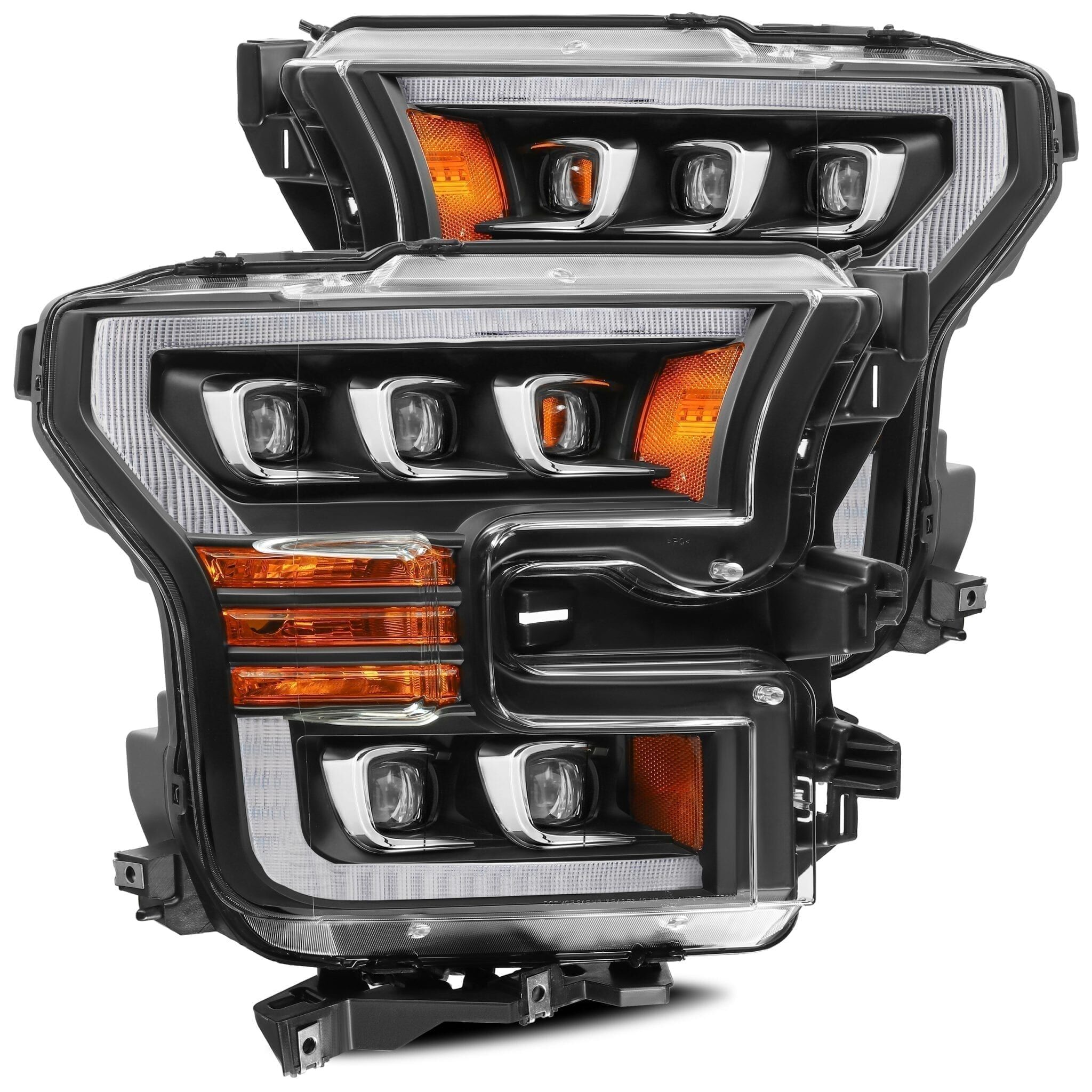 17-20 F-150 Raptor NOVA-Series LED Projector Headlights Black by AlphaRex - 880152
