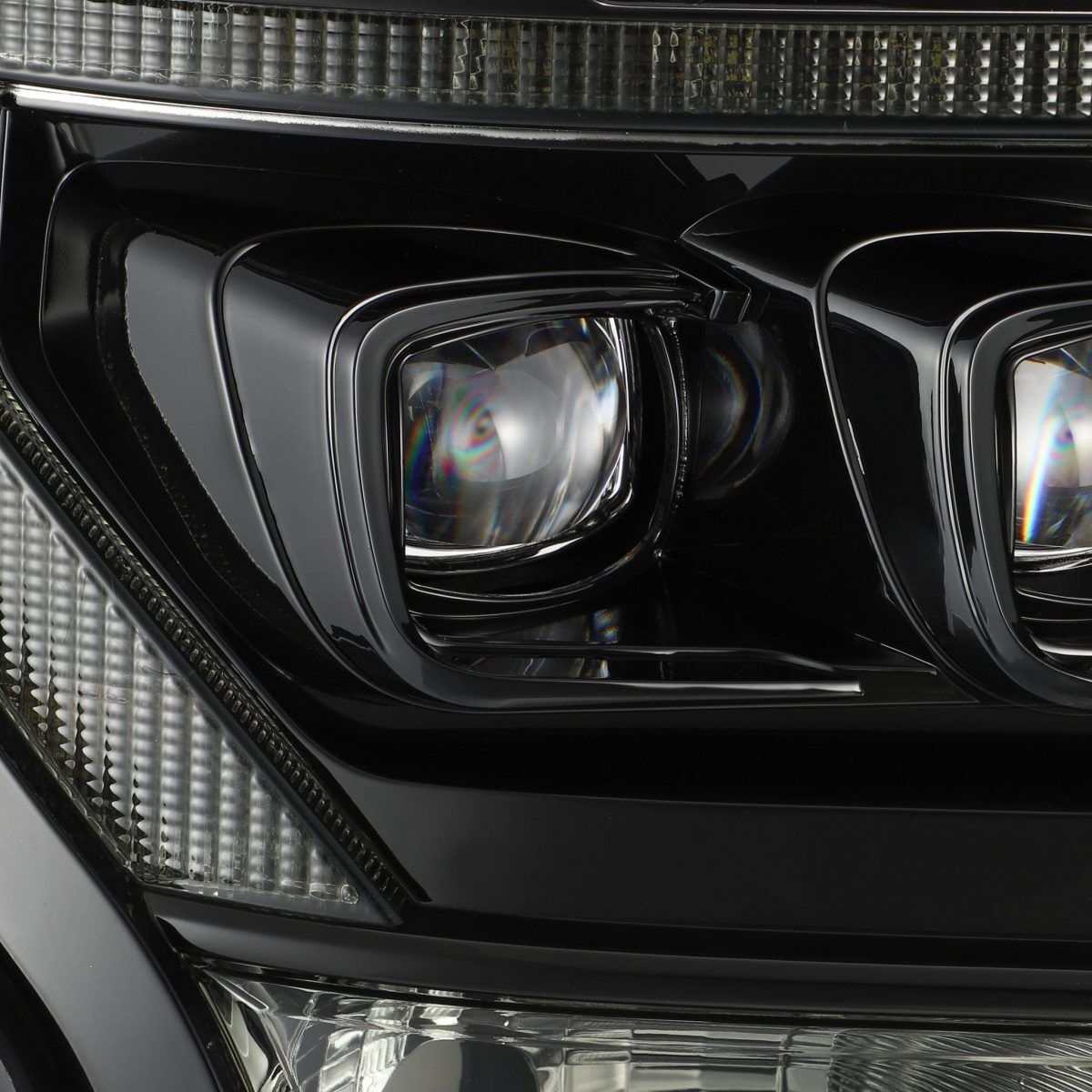 17-20 F-150 Raptor NOVA-Series LED Projector Headlights Alpha-Black by AlphaRex