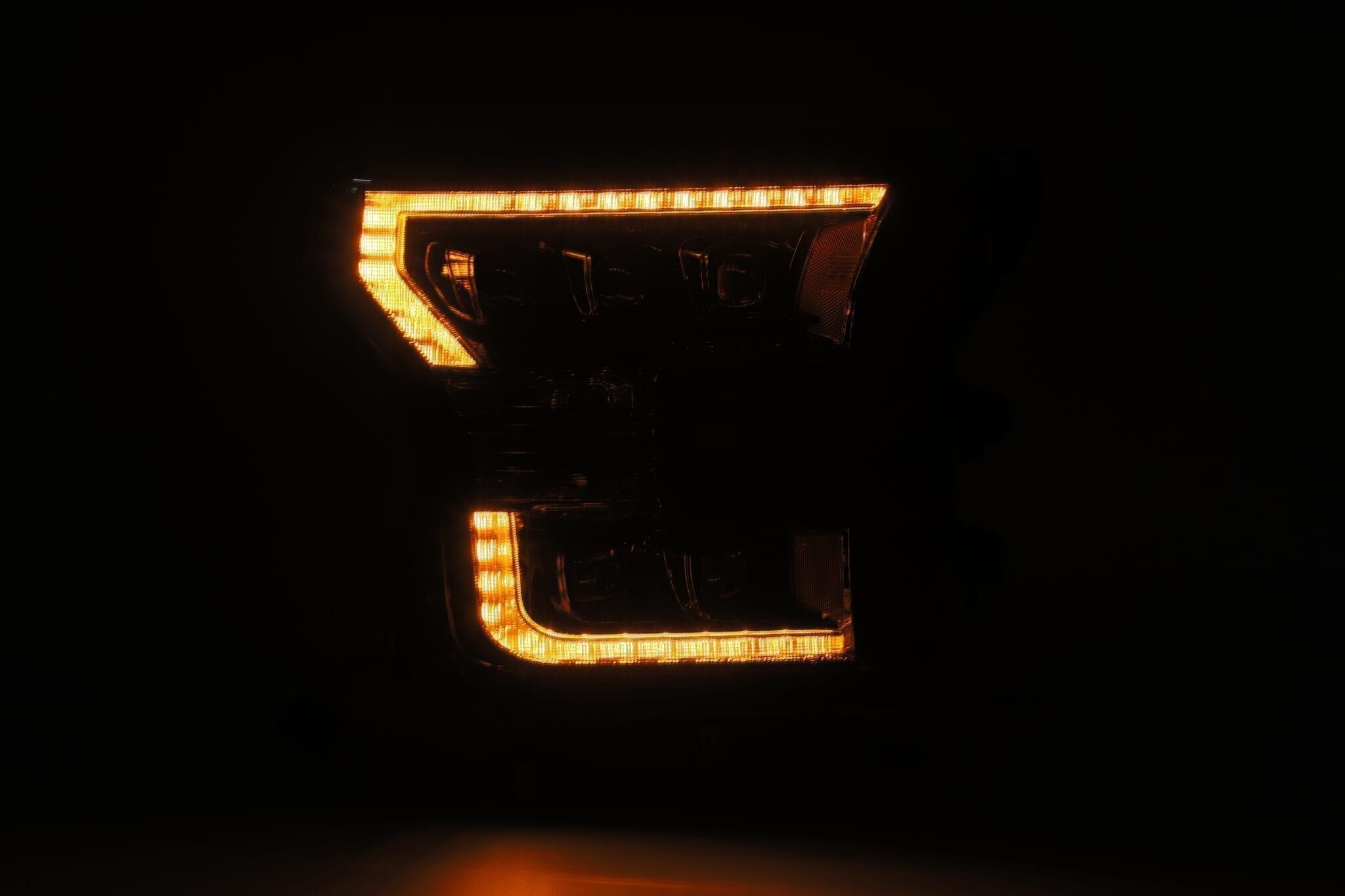 17-20 F-150 Raptor NOVA-Series LED Projector Headlights Alpha-Black by AlphaRex