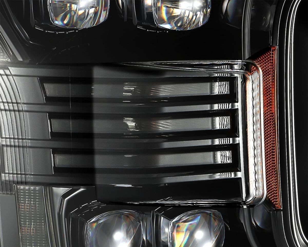 18-20 Ford F-150 NOVA-Series LED Projector Headlights Alpha-Black by AlphaRex