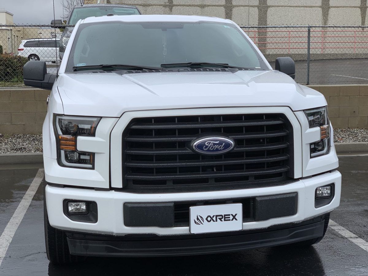 15-17 Ford F-150 LUXX-Series LED Projector Headlights Black by AlphaRex