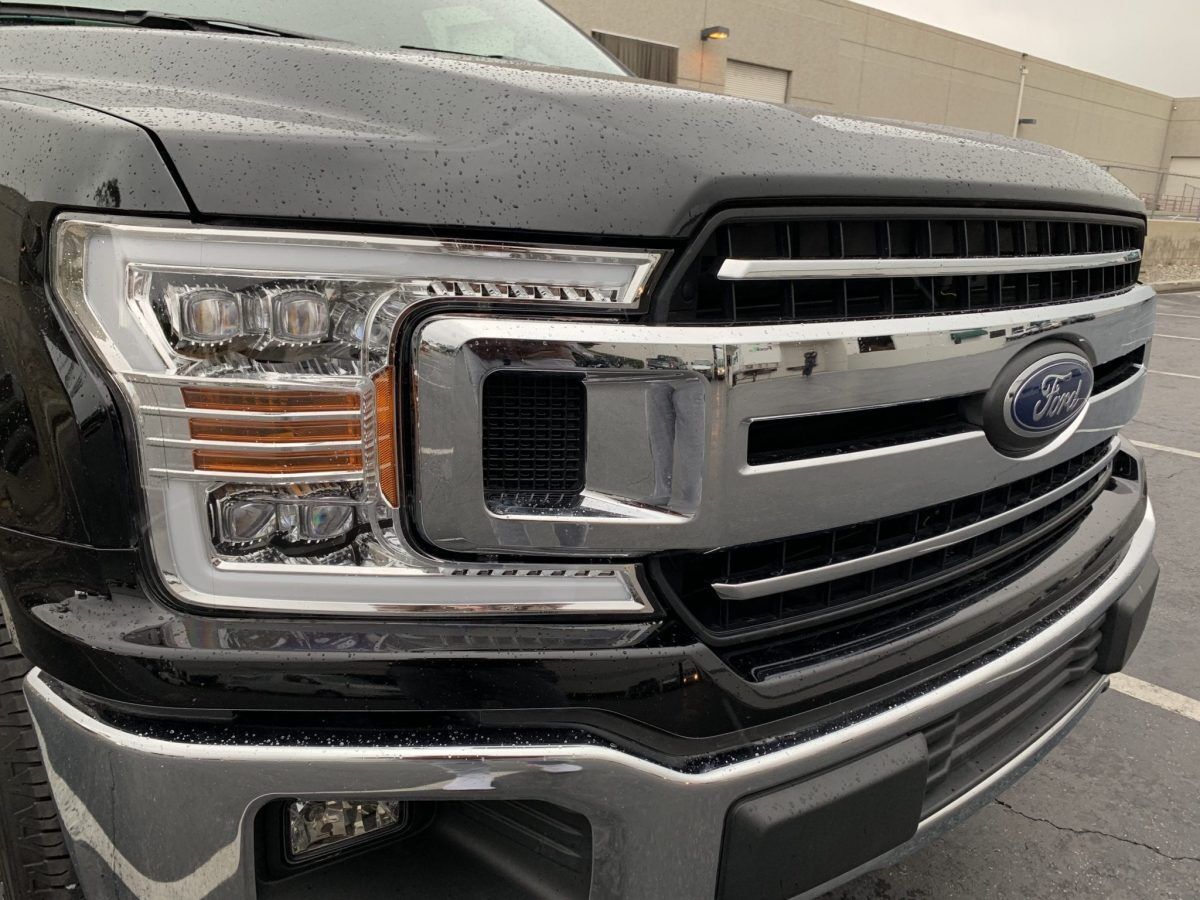18-20 Ford F-150 NOVA-Series LED Projector Headlights Chrome by AlphaRex