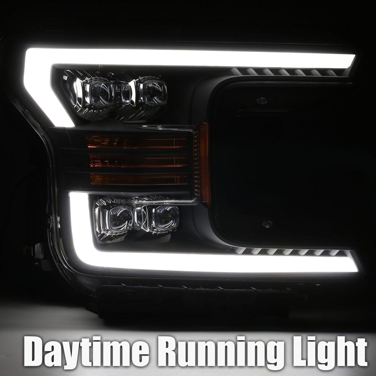18-20 Ford F-150 NOVA-Series LED Projector Headlights Chrome by AlphaRex