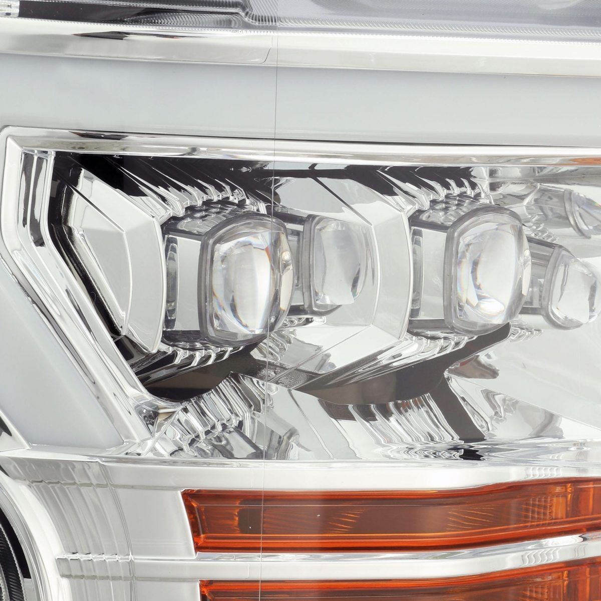 18-20 Ford F-150 NOVA-Series LED Projector Headlights Chrome by AlphaRex