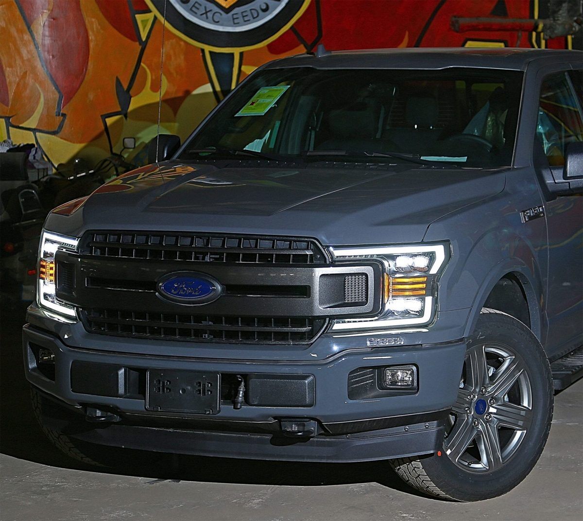 18-20 Ford F-150 NOVA-Series LED Projector Headlights Chrome by AlphaRex