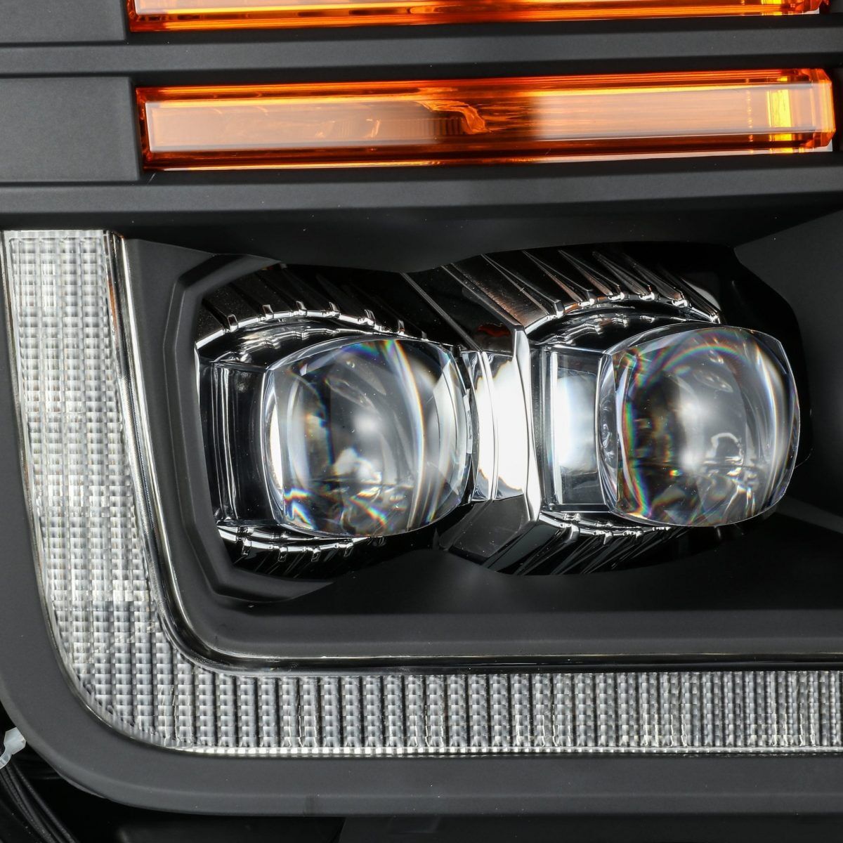 18-20 Ford F-150 NOVA-Series LED Projector Headlights Black by AlphaRex
