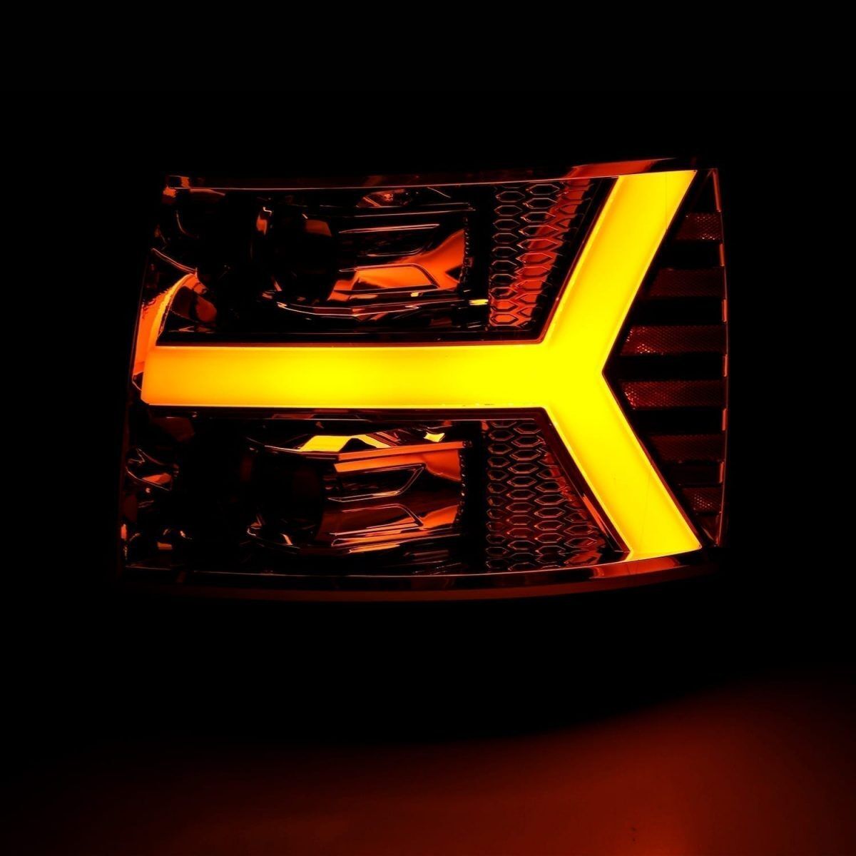 07-13 Chevrolet Silverado PRO-Series Projector Headlights Chrome by AlphaRex