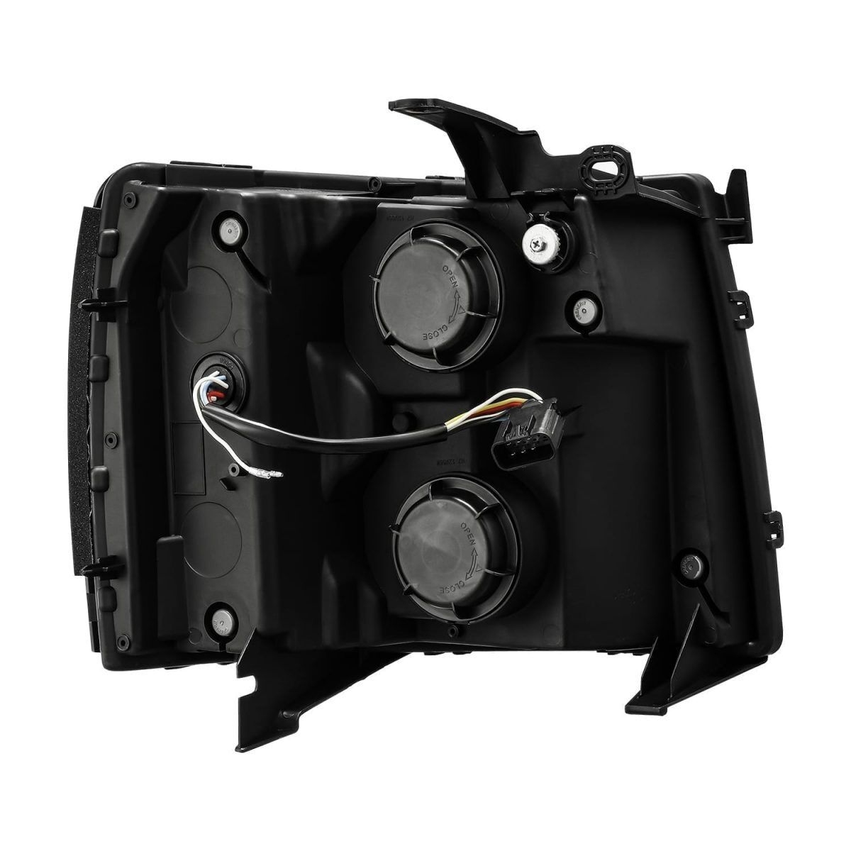 07-13 Chevrolet Silverado PRO-Series Projector Headlights Black by AlphaRex