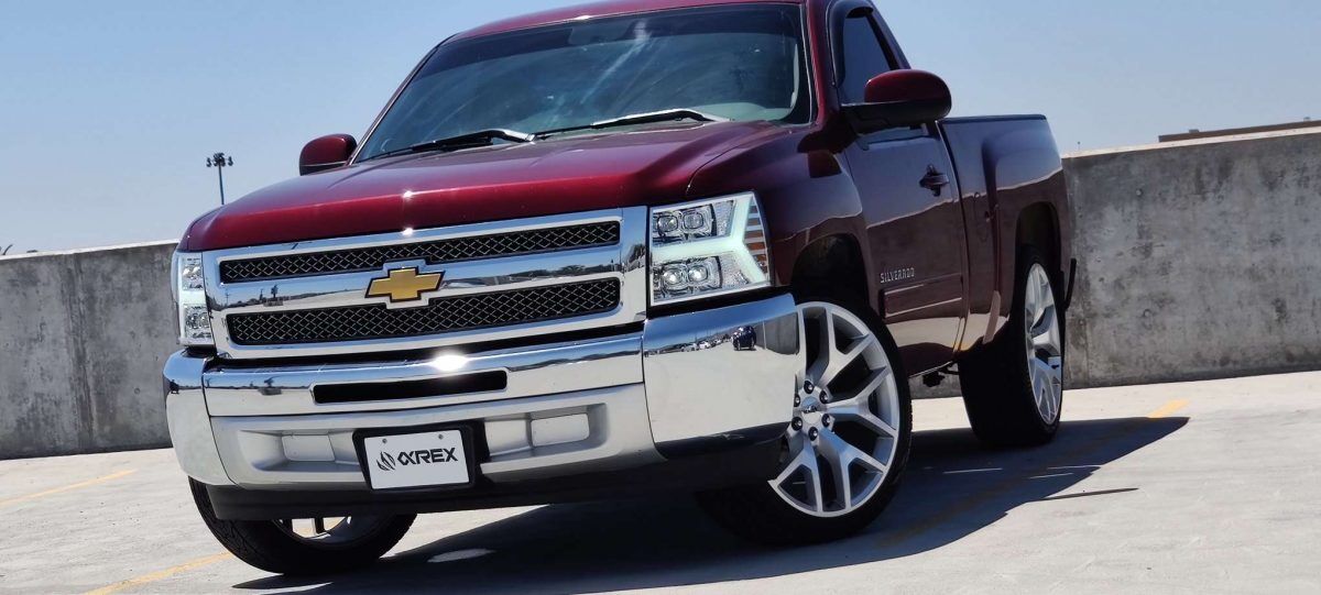 07-13 Chevrolet Silverado NOVA-Series LED Projector Headlights Chrome by AlphaRex