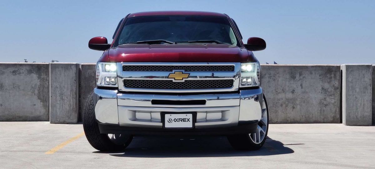 07-13 Chevrolet Silverado NOVA-Series LED Projector Headlights Chrome by AlphaRex