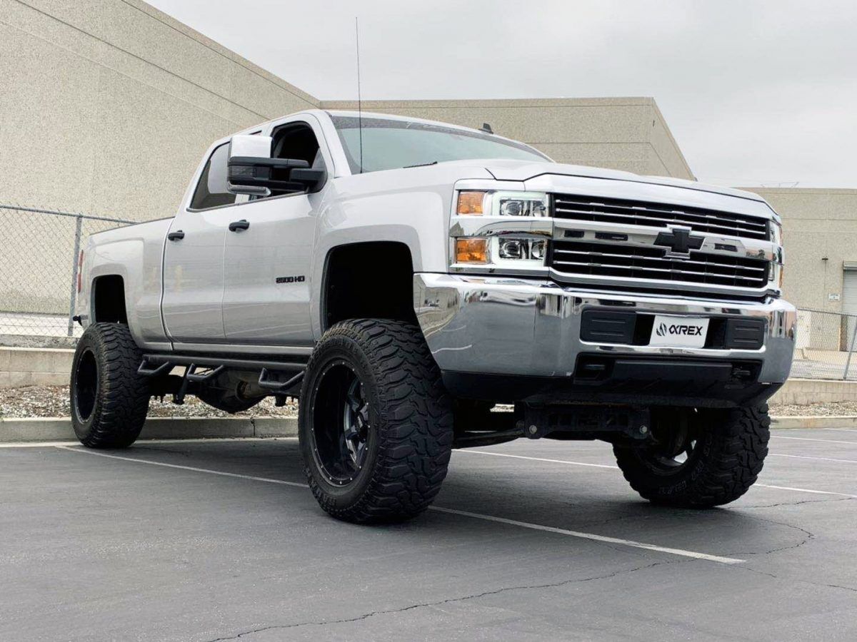 15-19 Chevrolet Silverado 2500HD/3500HD PRO-Series Projector Headlights Jet Black by AlphaRex
