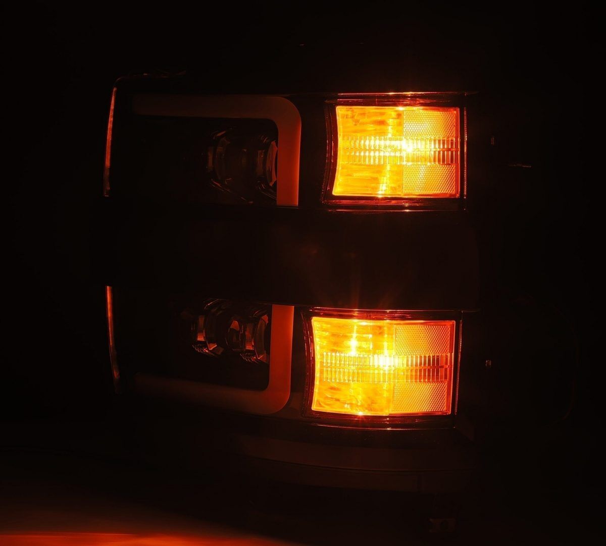15-19 Chevrolet Silverado 2500HD/3500HD NOVA-Series LED Projector Headlights Chrome G2 by AlphaRex