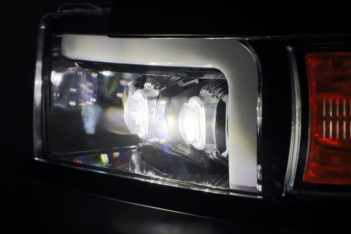 15-19 Chevrolet Silverado 2500HD/3500HD NOVA-Series LED Projector Headlights Jet Black G2 by AlphaRex