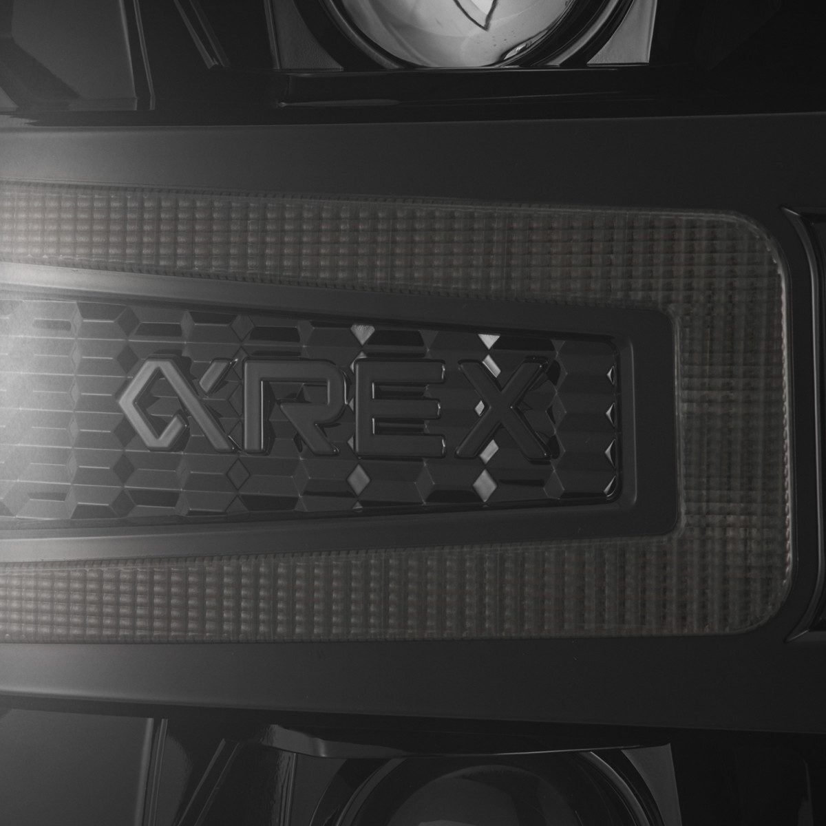 16-18 Chevrolet Silverado 1500 LUXX-Series LED Projector Headlights Alpha Black by AlphaRex