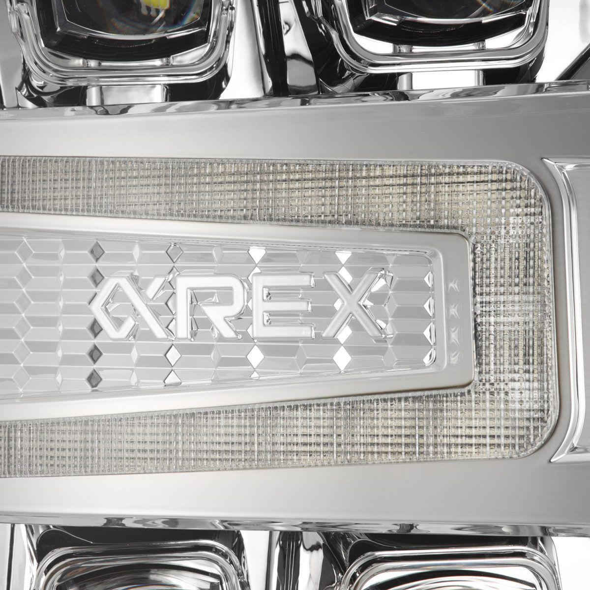 16-18 Chevrolet Silverado 1500 NOVA-Series LED Projector Headlights Chrome by AlphaRex