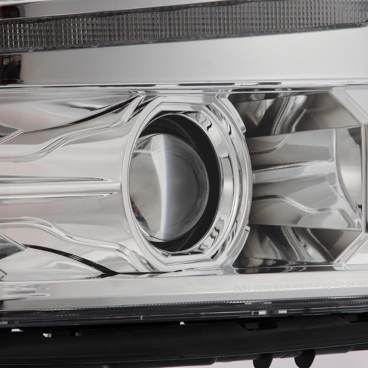 14-15 Chevrolet Silverado PRO-Series LED Projector Headlights Chrome by AlphaRex
