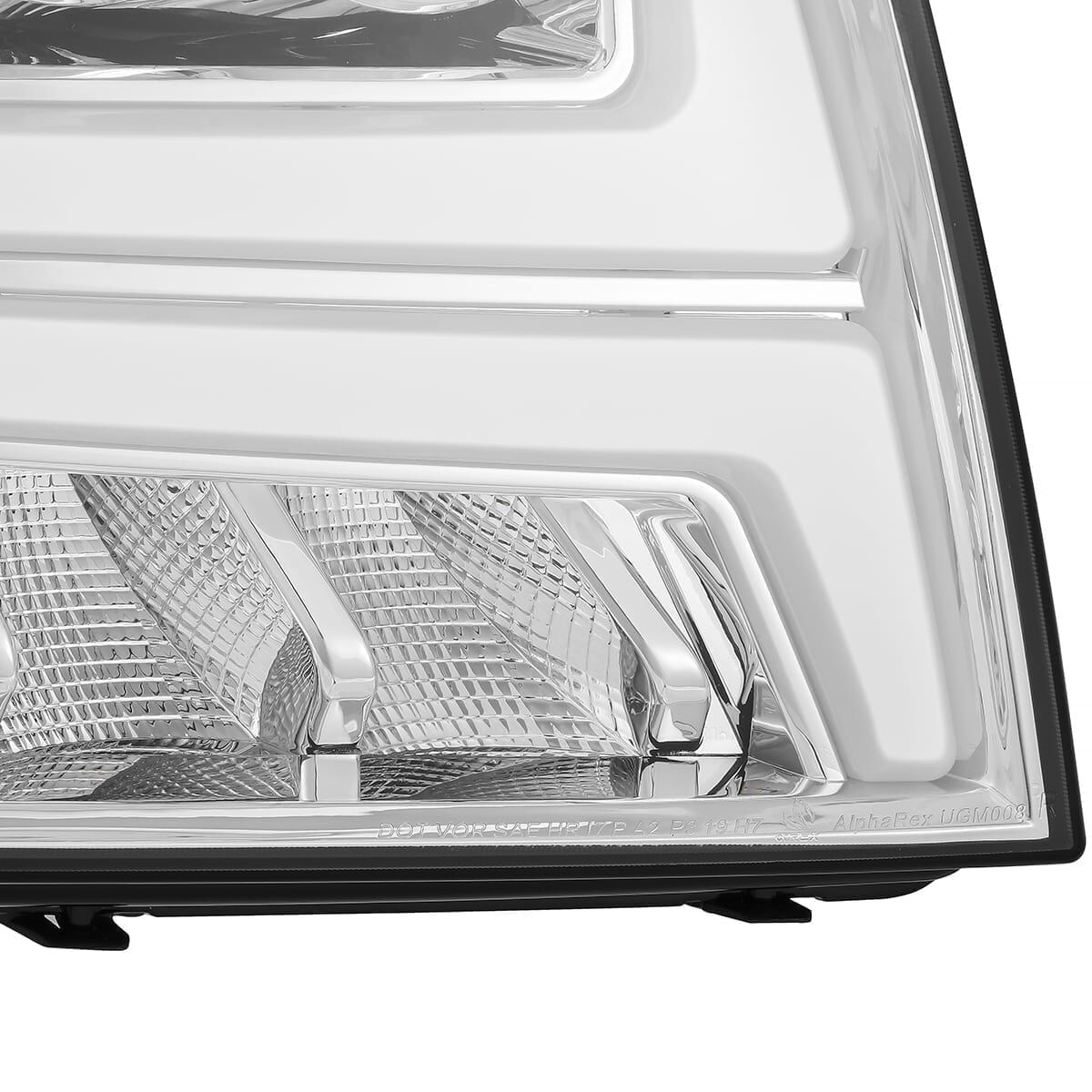 07-13 Avalanche NOVA-Series LED Projector Headlights Chrome by AlphaRex