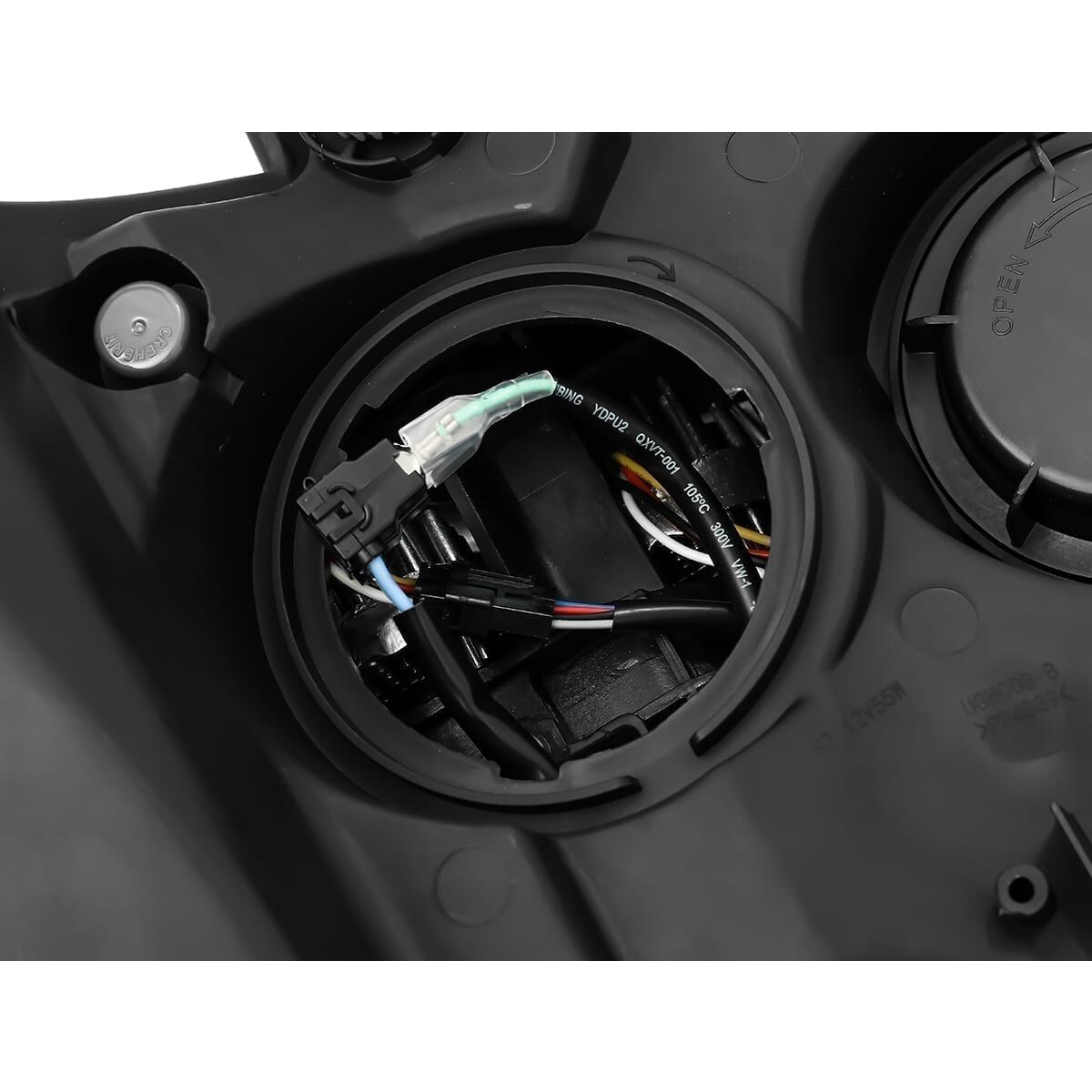 07-13 Chevrolet Avalanche NOVA-Series LED Projector Headlights Jet Black by AlphaRex