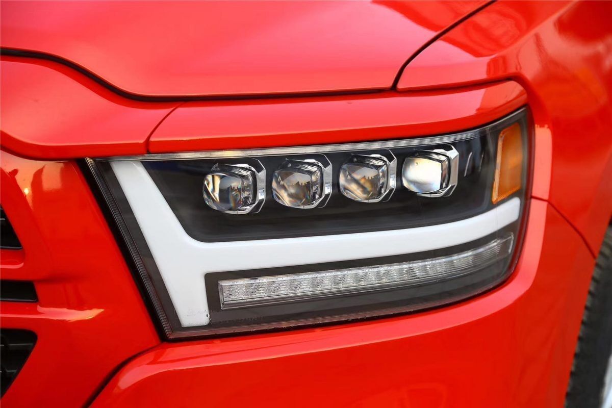 2019-2024 Ram 1500 NOVA-Series LED Projector Headlights Jet Black by AlphaRex