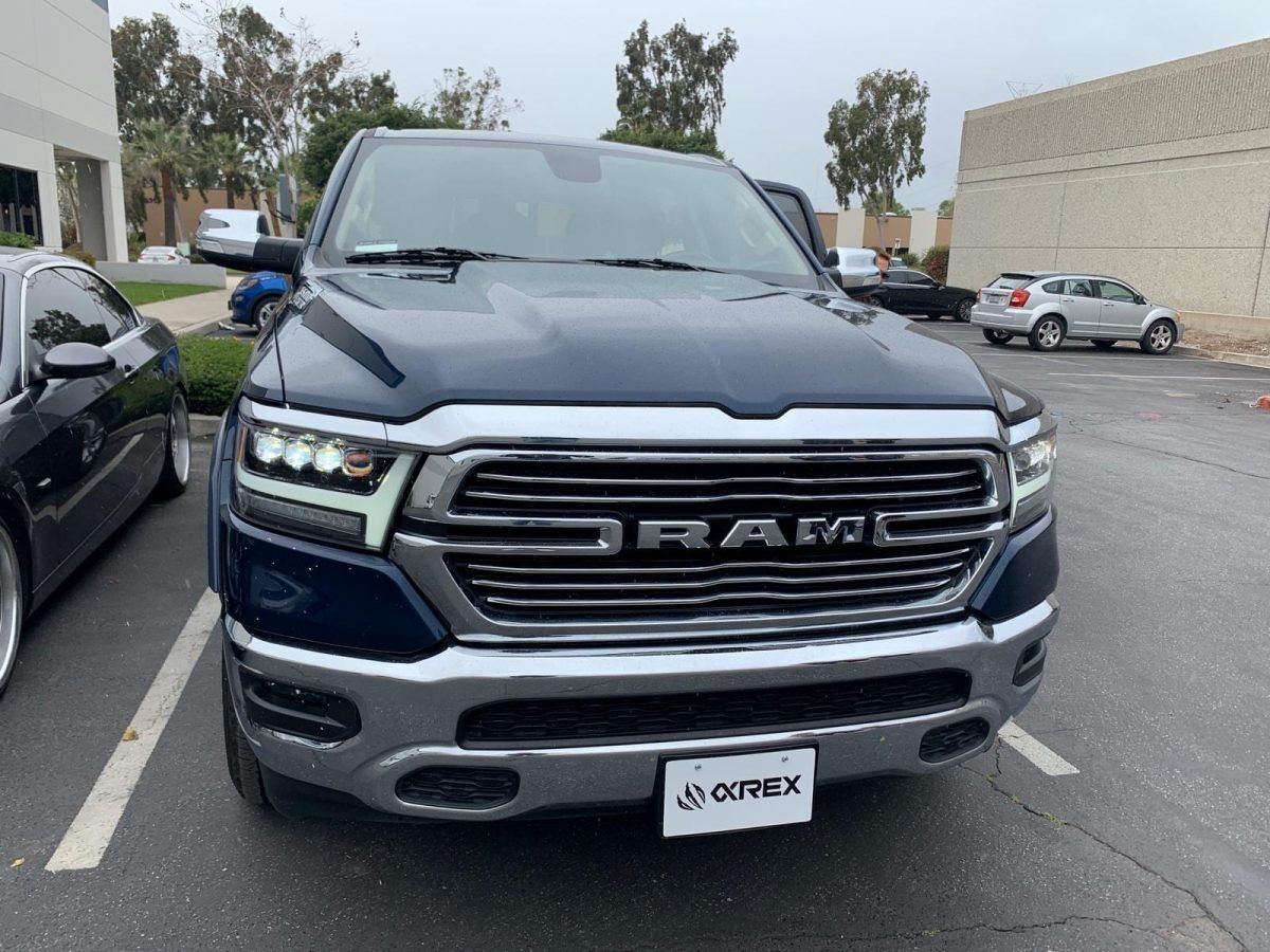 2019-2024 Ram 1500 NOVA-Series LED Projector Headlights Jet Black by AlphaRex